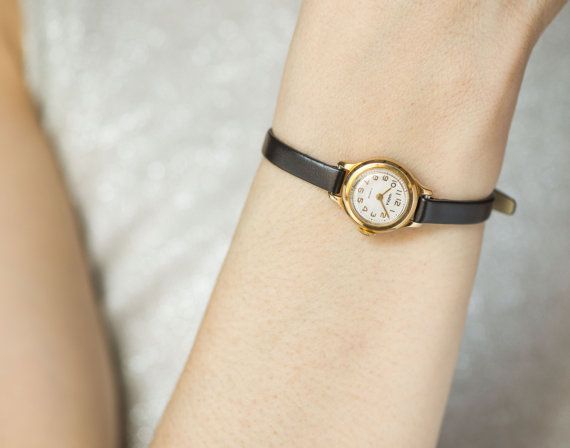Brown silver shades women's watch small classic women's watch vintage Jewellery Watches Wrist Watches Womens Wrist Watches minimalist watch round new luxury leather strap lady watch Dawn 