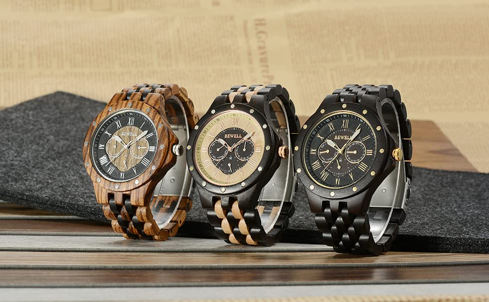 Bewell Wood Watches for Men