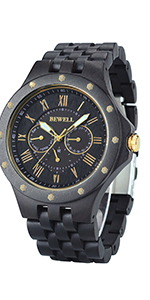 Black Wood Watches for Men