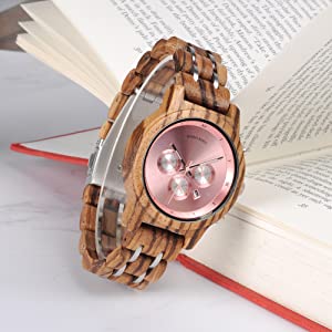 wooden watch