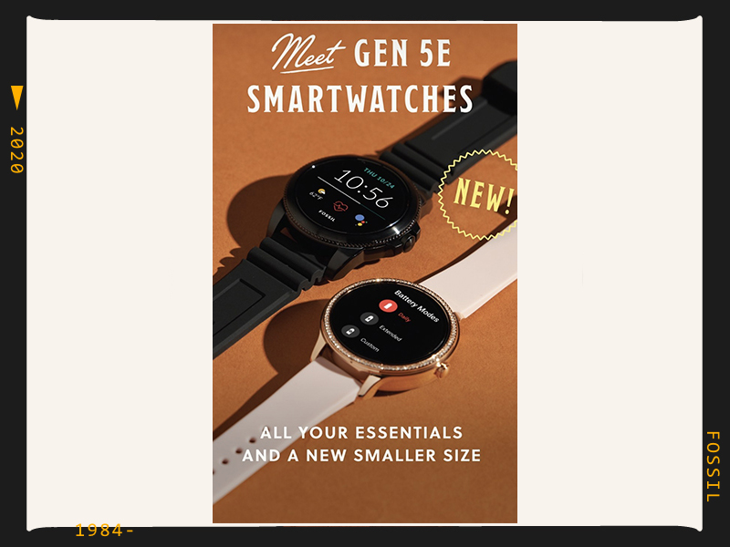 Fossil gen 5e, gen5, smart watch