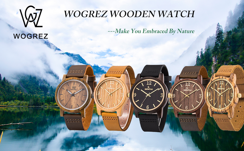 wogrez wooden watch