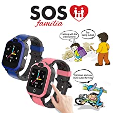 SOS help watch one button for help watches Kids SOS watch 4G net cell phone wifi connect watch gifts
