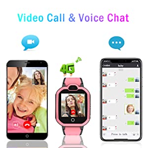 kids watch wifi video call voice chat  GPS tracker baby gift  students cell phone mobile for boys