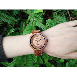 classic dial wood watches for women
