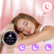 Auto Sleep Tracker Silent Vibration Alarm Clock