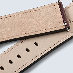 Quick Release Leather Strap