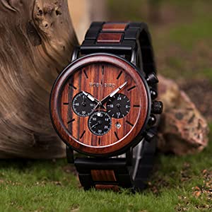 wooden watch