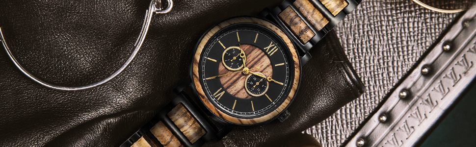 gift for birthday gift for Christmas gift for son  men watch customized wood watch