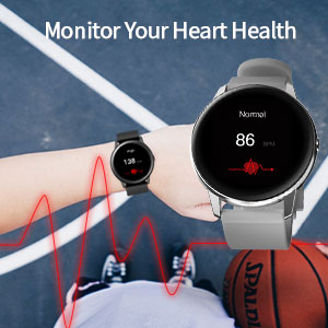 smartwatch with heart rate monitoring