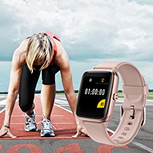 yamay fitness tracker watch heart rate monitor step counter sleep monitor