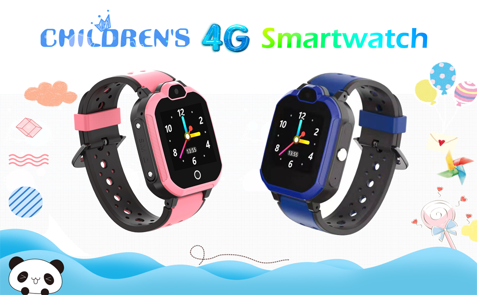 kids 4g smart watches girls boys smartwatch with gps tracker boys sports digital waterproof Clock