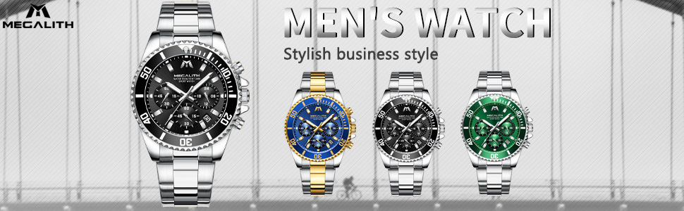 mens watches chronograph waterproof wrist watches for man