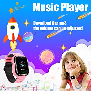 Kids Smart Watch for Girls Boys, School Phone Smartwatch for Birthday, Smartwatches Children