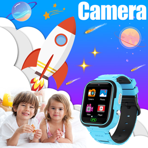 Kids Games Smart Watch, Camera Touch Mp3 / Video Player with 4GB SD Card Alarm Birthday Gift