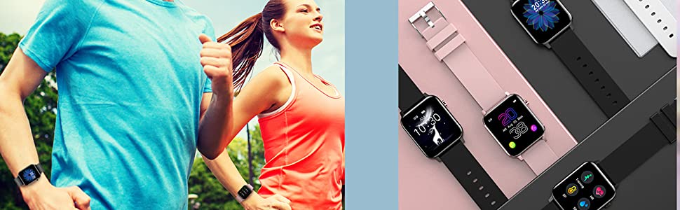 Heart Rate Monitor Smart Watches for Men Women