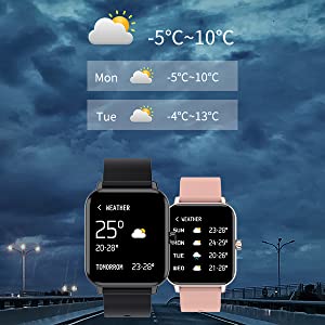 Real-time weather app