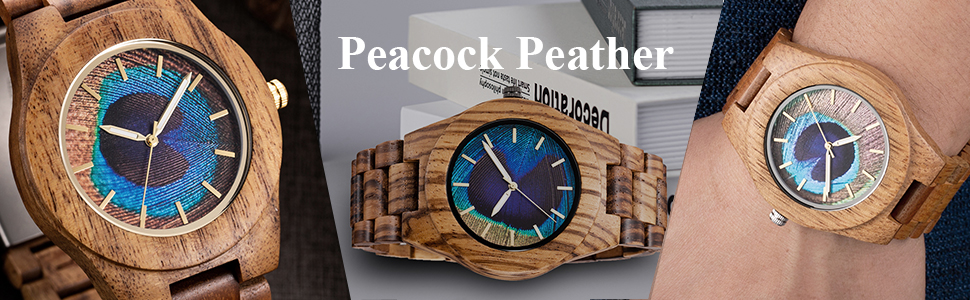 Unique wood watch