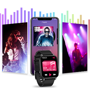 Rogbid smart watch Rowatch 2 music controller