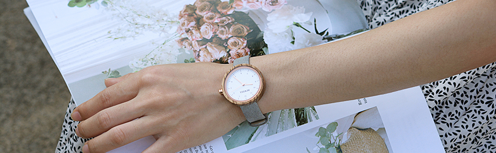 women wooden watch