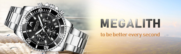 mens watches chronograph waterproof wrist watches for man