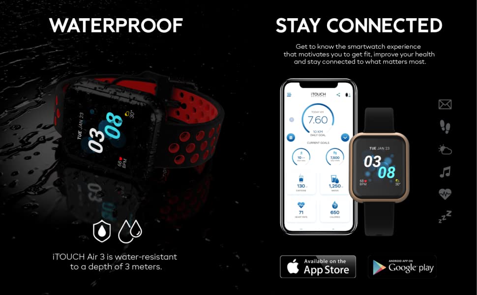 Waterproof and stay connected app