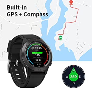 smart watch with GPS COMPASS