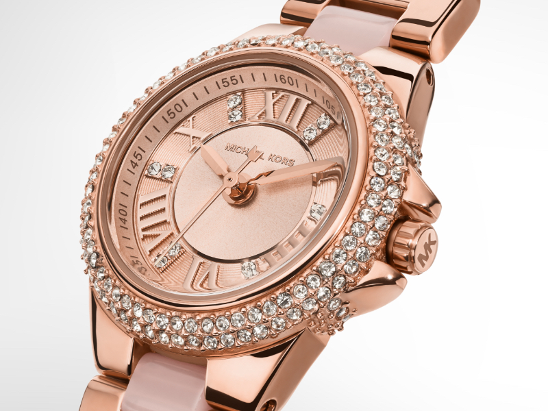 Michael Kors Womens Rose gold watch, valentines day watch